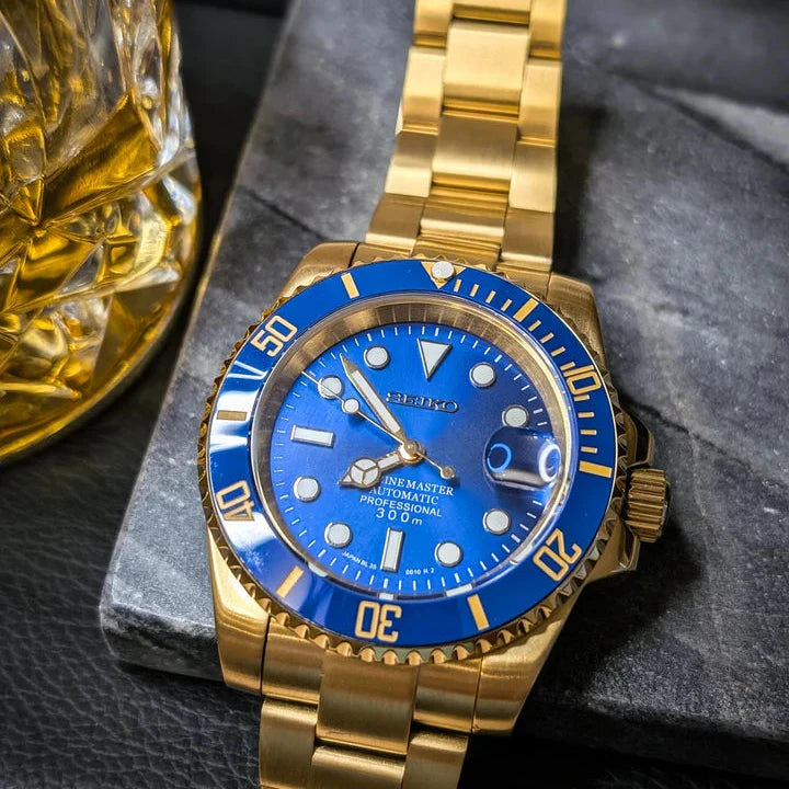Seikomariner Gold Blue